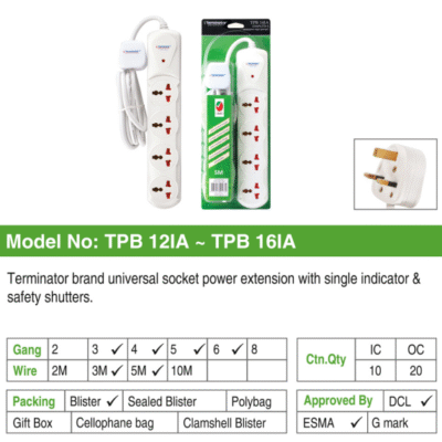 Model No 121A power extension